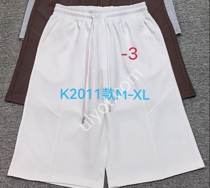 ШОРТЫ (M-XL) БЕЛЫЙ K2011-3