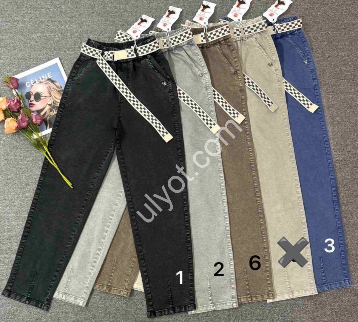 ШТАНЫ (25-30) ЧЕРНЫЙ A9182-1