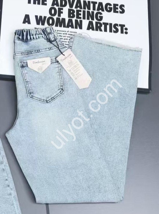 БРЮКИ (25-30) ГОЛУБОЙ D5005