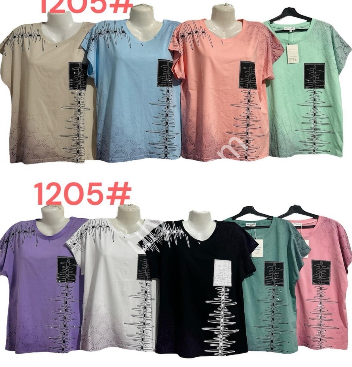 ФУТБОЛКА (ONESIZE 52-56) МІКС 1205