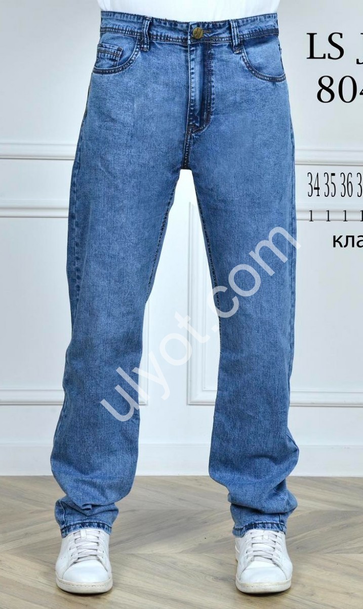 ДЖИНСЫ LS JEANS (34-44) СИНИЙ 804D