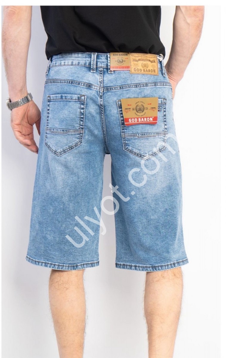 ШОРТИ GOD BARON (32-42) БЛАКИТНИЙ 1698