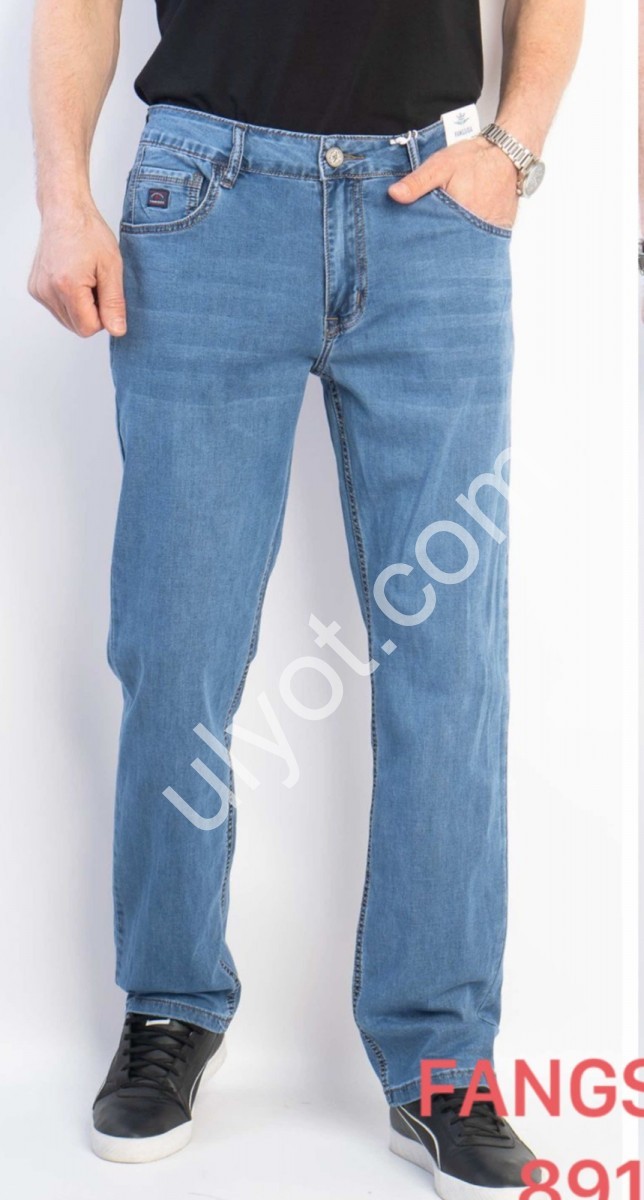 ДЖИНСЫ FANGSIDA (34-38) СИНИЙ 8915