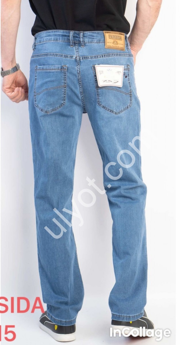 ДЖИНСЫ FANGSIDA (34-38) СИНИЙ 8915