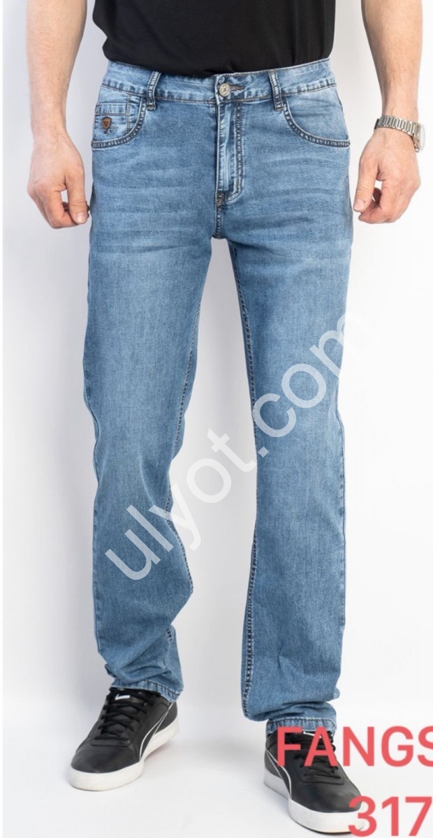ДЖИНСЫ FANGSIDA (33-42) СИНИЙ 3177