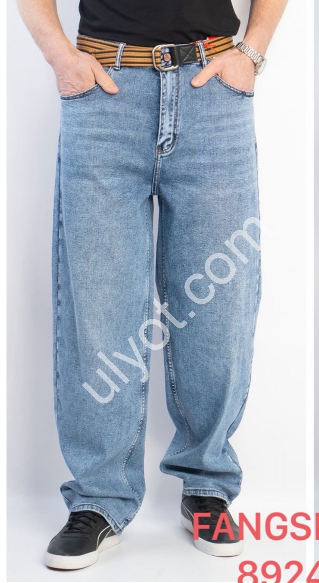 ДЖИНСЫ FANGSIDA (28-36) СИНИЙ 8924