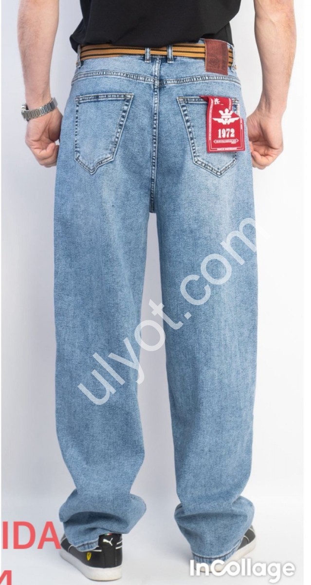 ДЖИНСЫ FANGSIDA (28-36) СИНИЙ 8924