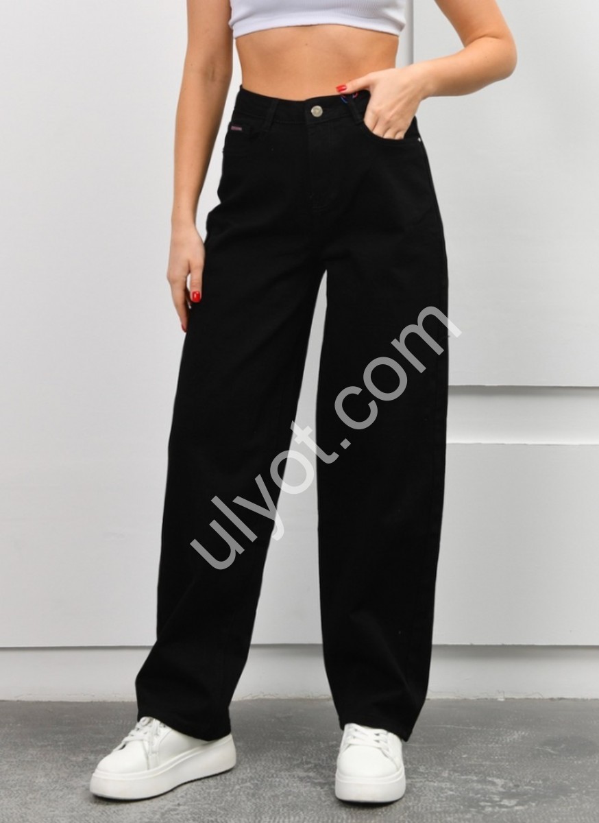 ДЖИНСЫ RTROOSS (25-27) ЧЕРНЫЙ 6133