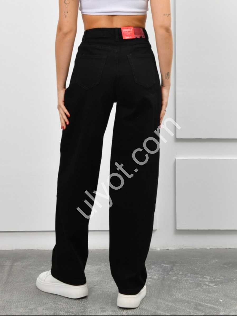 ДЖИНСЫ RTROOSS (25-27) ЧЕРНЫЙ 6133