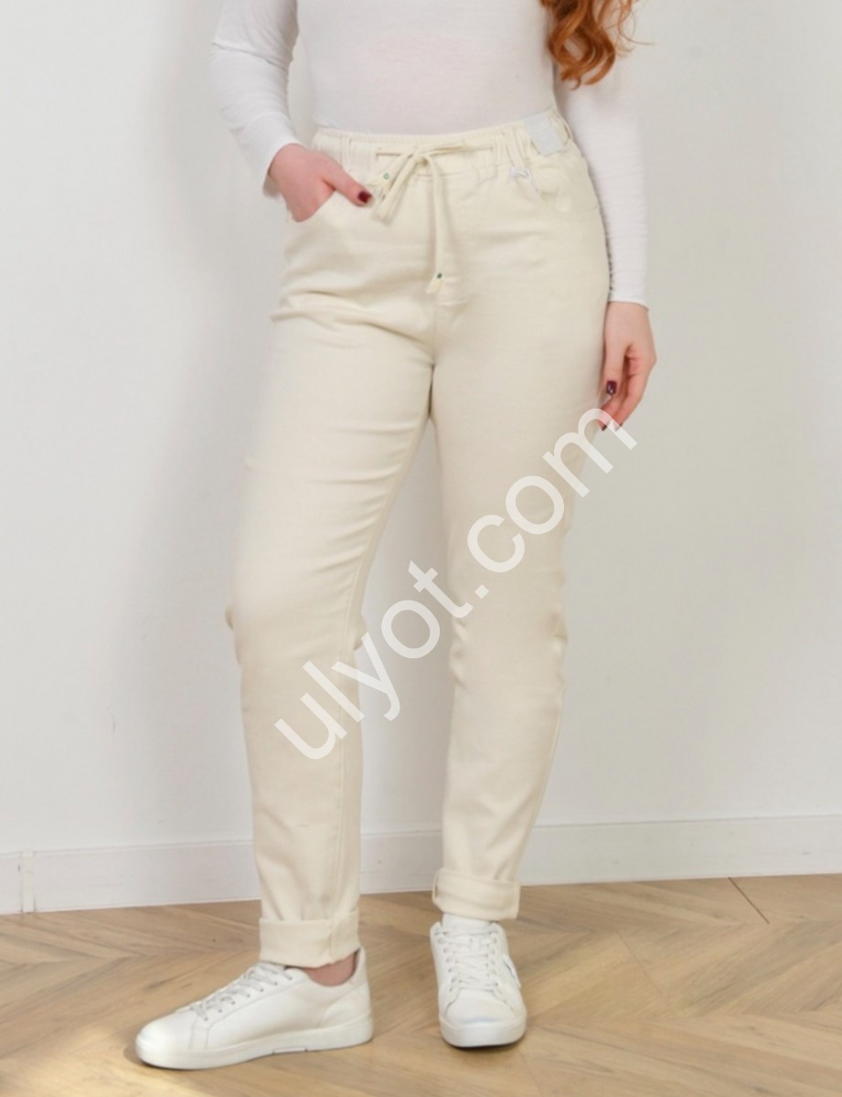 ДЖИНСЫ RTROOSS (31-38) МОЛОЧНЫЙ 6184