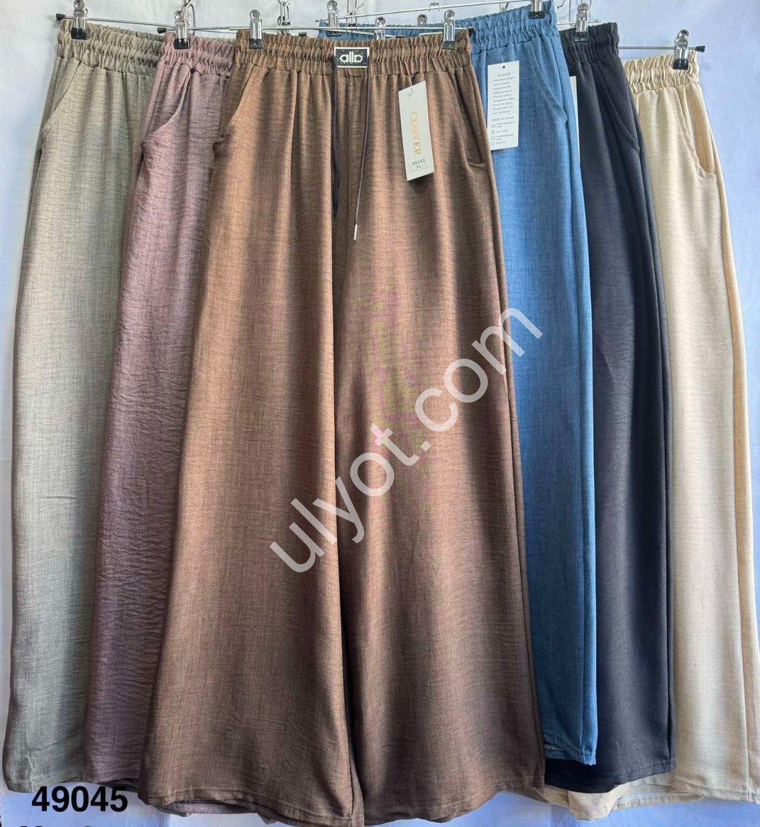 ШТАНИ (XL-3XL) МОЛОЧНИЙ 49045