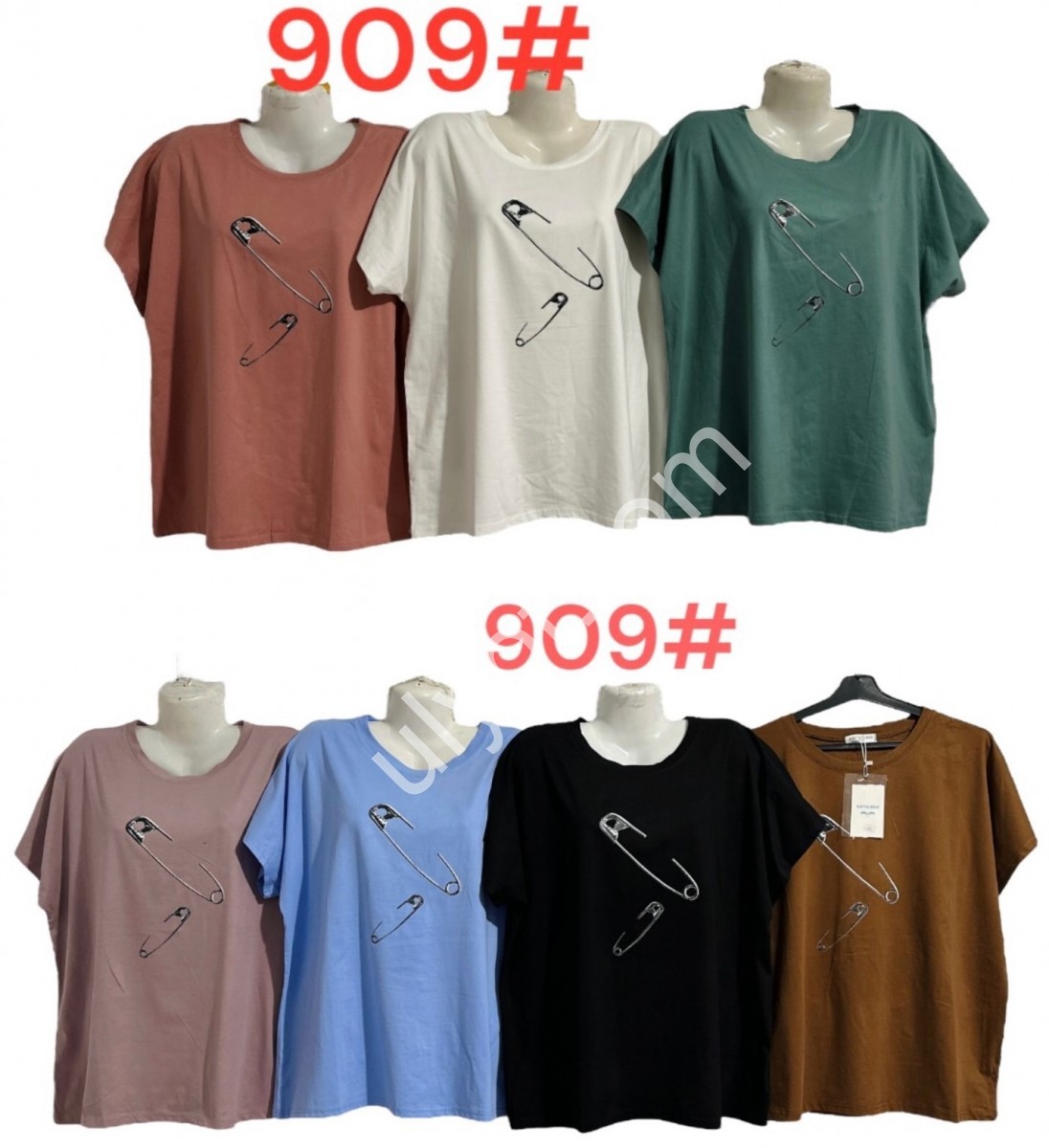 ФУТБОЛКА (ONESIZE 52-58) МИКС 909