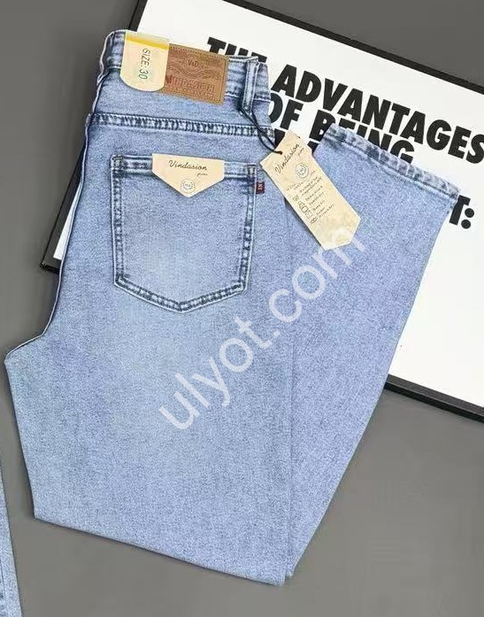 ДЖИНСИ V&D (28-33) БЛАКИТНИЙ 6032