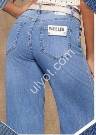 ДЖИНСЫ M.SARA (S-2XL) ГОЛУБОЙ 3131-4B