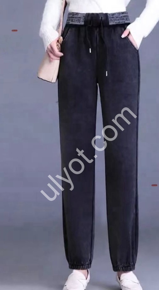 ШТАНЫ (5XL-10XL) МАНЖЕТ ГРАФИТ 604