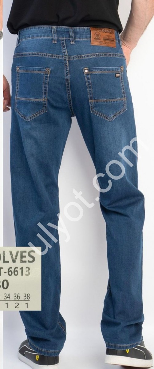 ДЖИНСЫ ATWOLVES (30-38) СИНИЙ 6613