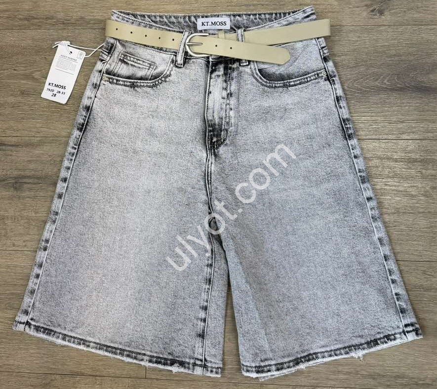 ШОРТЫ KT.MOSS (28-33) СЕРЫЙ 792