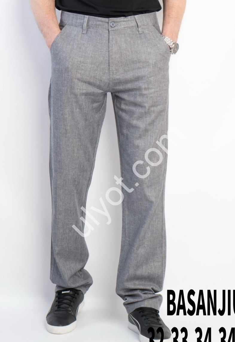 ШТАНИ BASANJIU (32-40) СІРИЙ 657