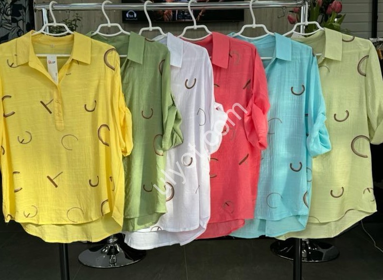 БЛУЗКА JJF (3XL-6XL) БІЛИЙ 132