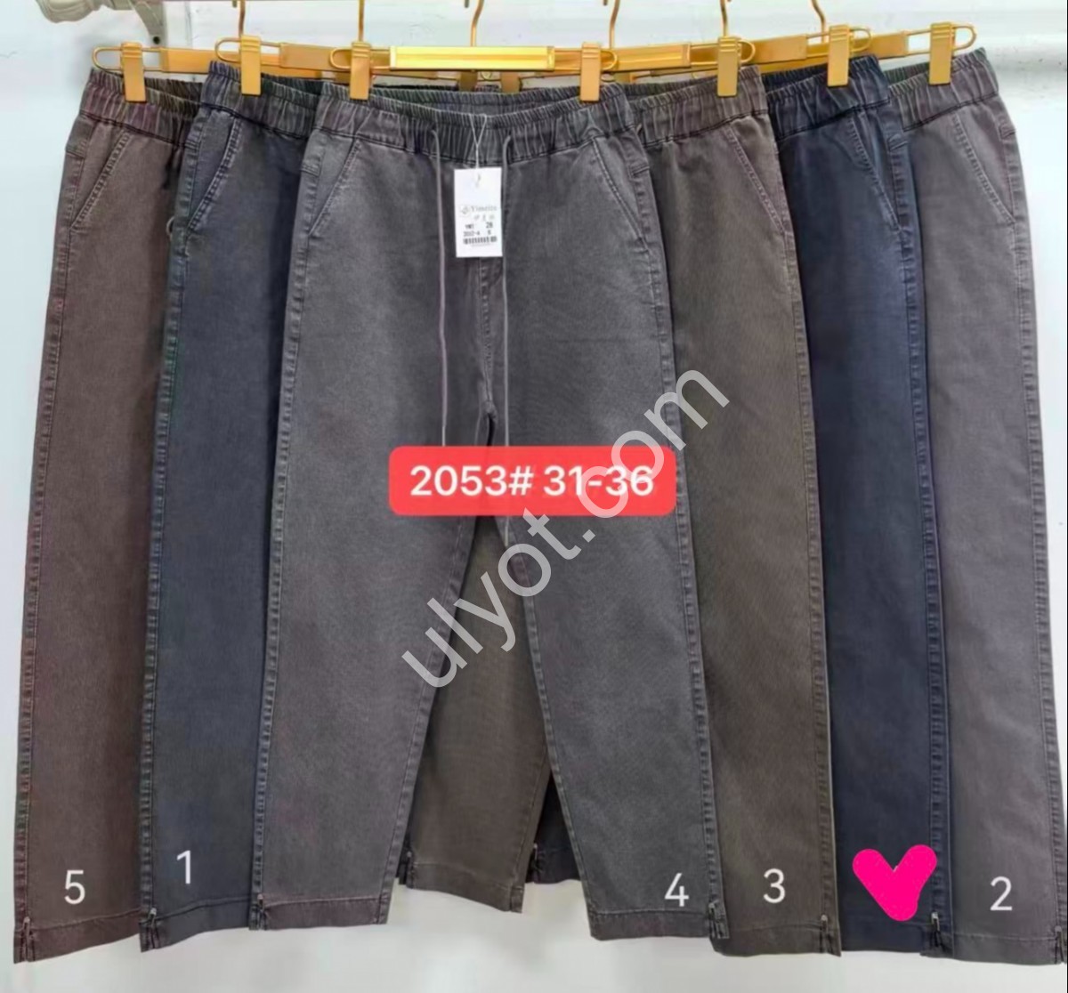 БРЮКИ (31-36) ЦВЕТ-3 2053