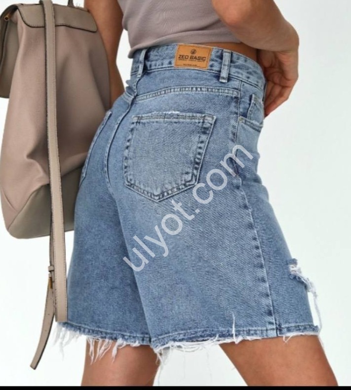 ШОРТЫ ZEO BASIC (34-42) ГОЛУБОЙ 4872