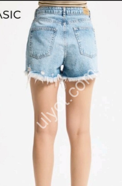 ШОРТЫ IT'S BASIC (34-42) ГОЛУБОЙ 4086/12s6/3