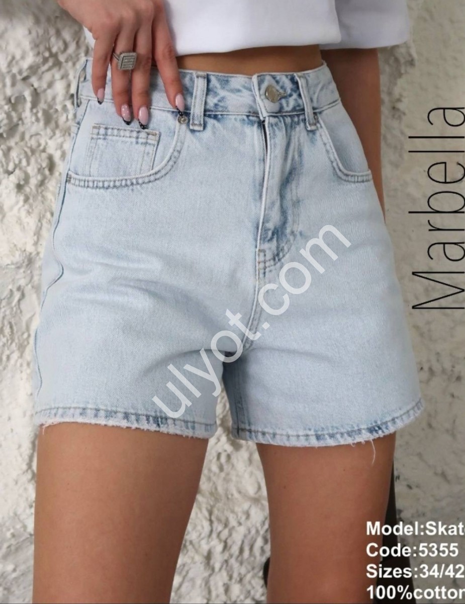 ШОРТЫ ZEO BASIC (34-42) ГОЛУБОЙ 5355