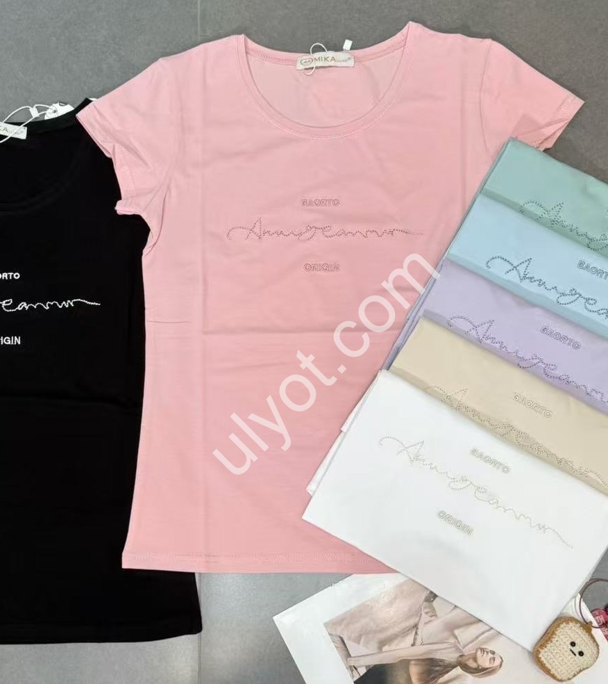 ФУТБОЛКА (ONE SIZE 44-48) МІКС A063