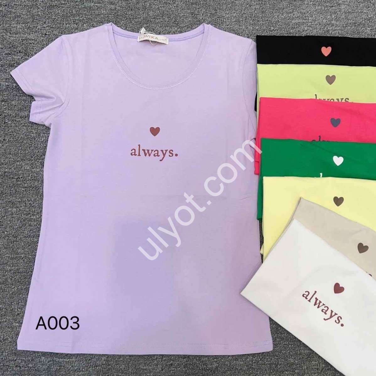 ФУТБОЛКА (ONE SIZE 44-48) МИКС A003