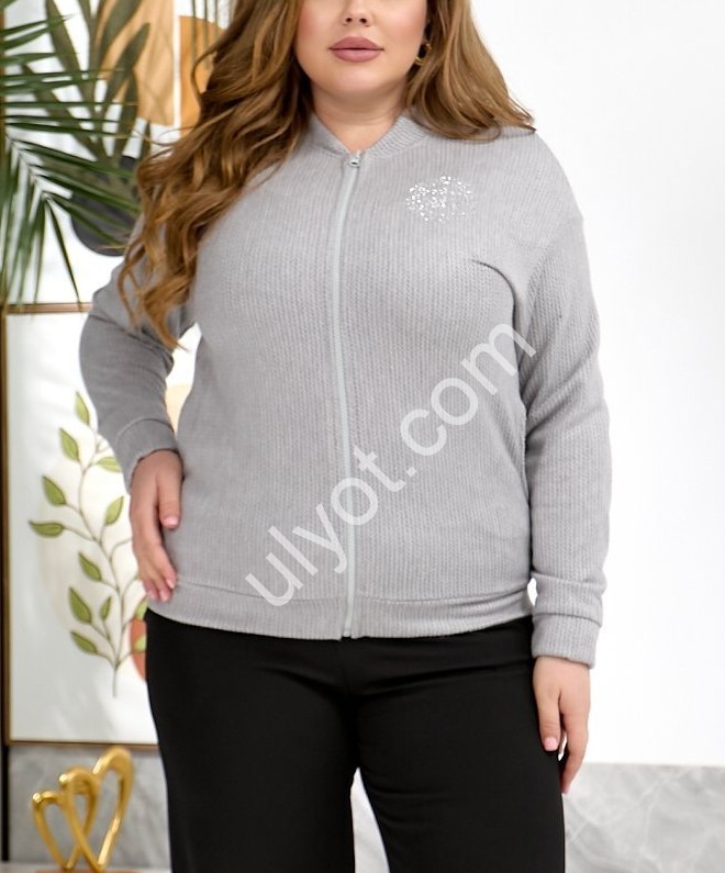 БОМБЕР (48-58) СЕРЫЙ 17190