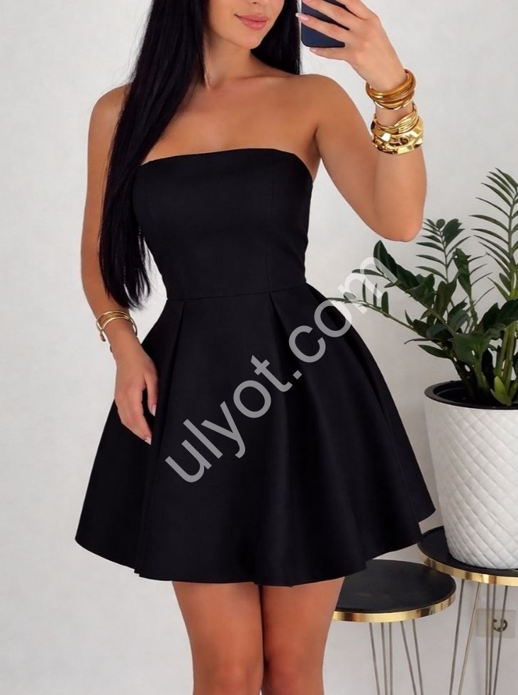 ПЛАТЬЕ (42-48) ЧЕРНЫЙ 1739