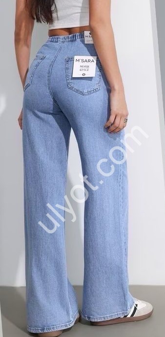 ДЖИНСЫ M.SARA (XS-XL) СИНИЙ 3331-5