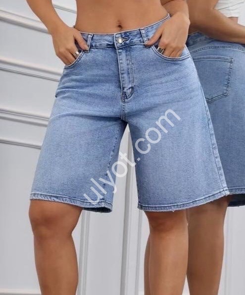 ШОРТЫ M.SARA (L-4XL) СИНИЙ 867-4B