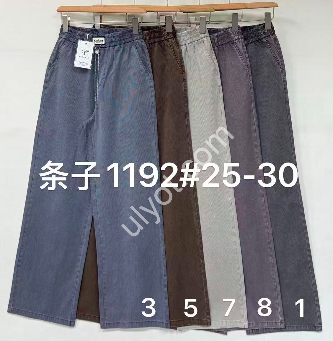 ШТАНЫ (25-30) СЕРЫЙ 1192-1