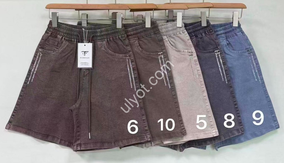 ШОРТЫ (25-30) Т.СЕРЫЙ 1218-8