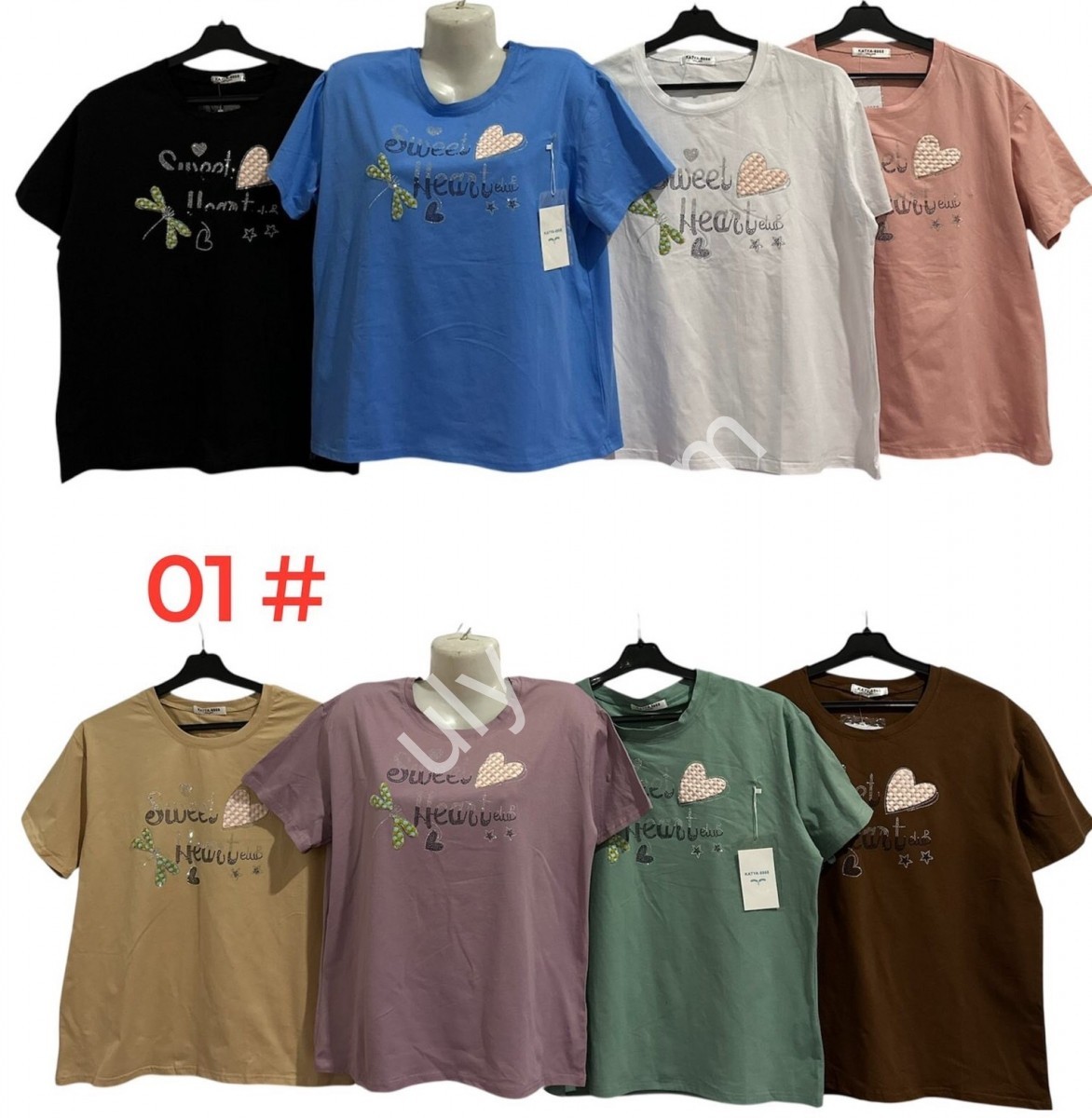 ФУТБОЛКА (ONESIZE 50-54) МИКС 01