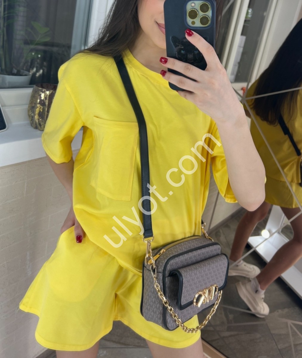 КОСТЮМ (42-50) ЖЕЛТЫЙ 041