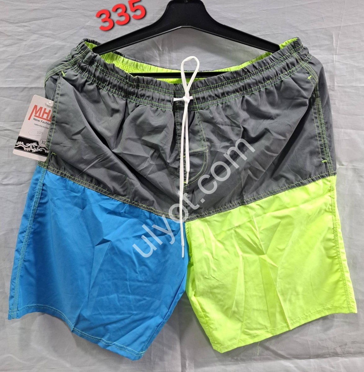 ШОРТЫ (M-3XL) СЕРЫЙ 335