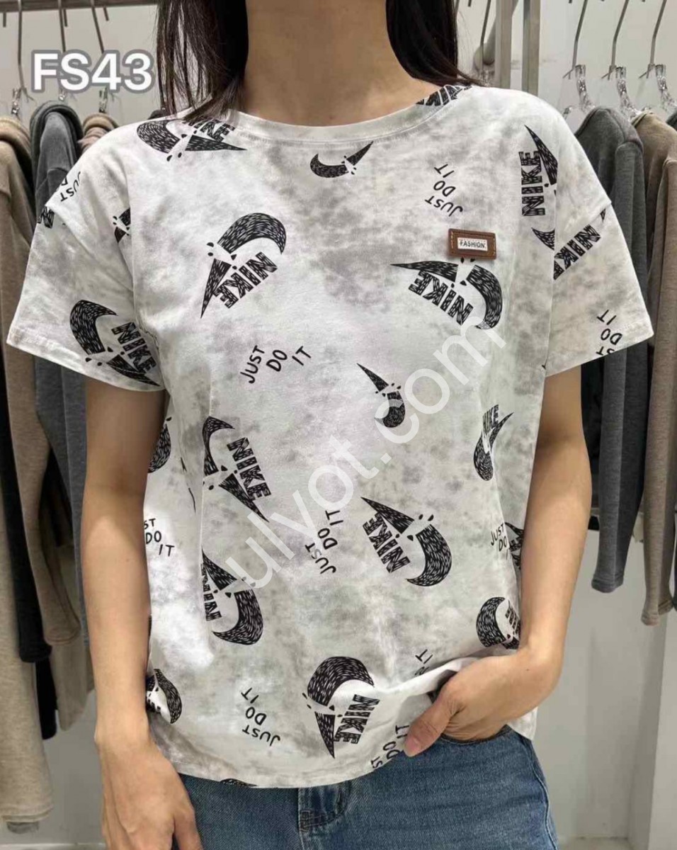 ФУТБОЛКА (ONE SIZE 46-50) СВ.СЕРЫЙ FS43