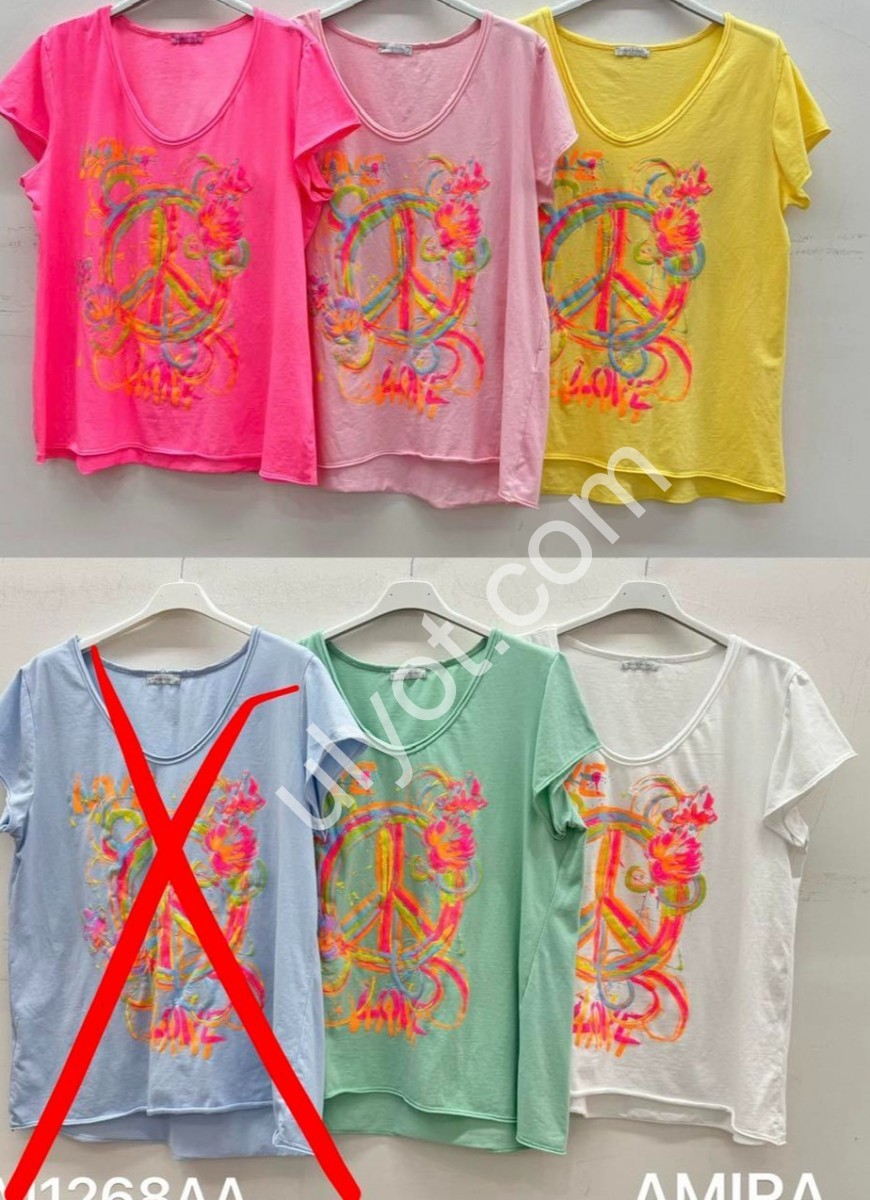 ФУТБОЛКА (ONE SIZE) МИКС 1268/AA