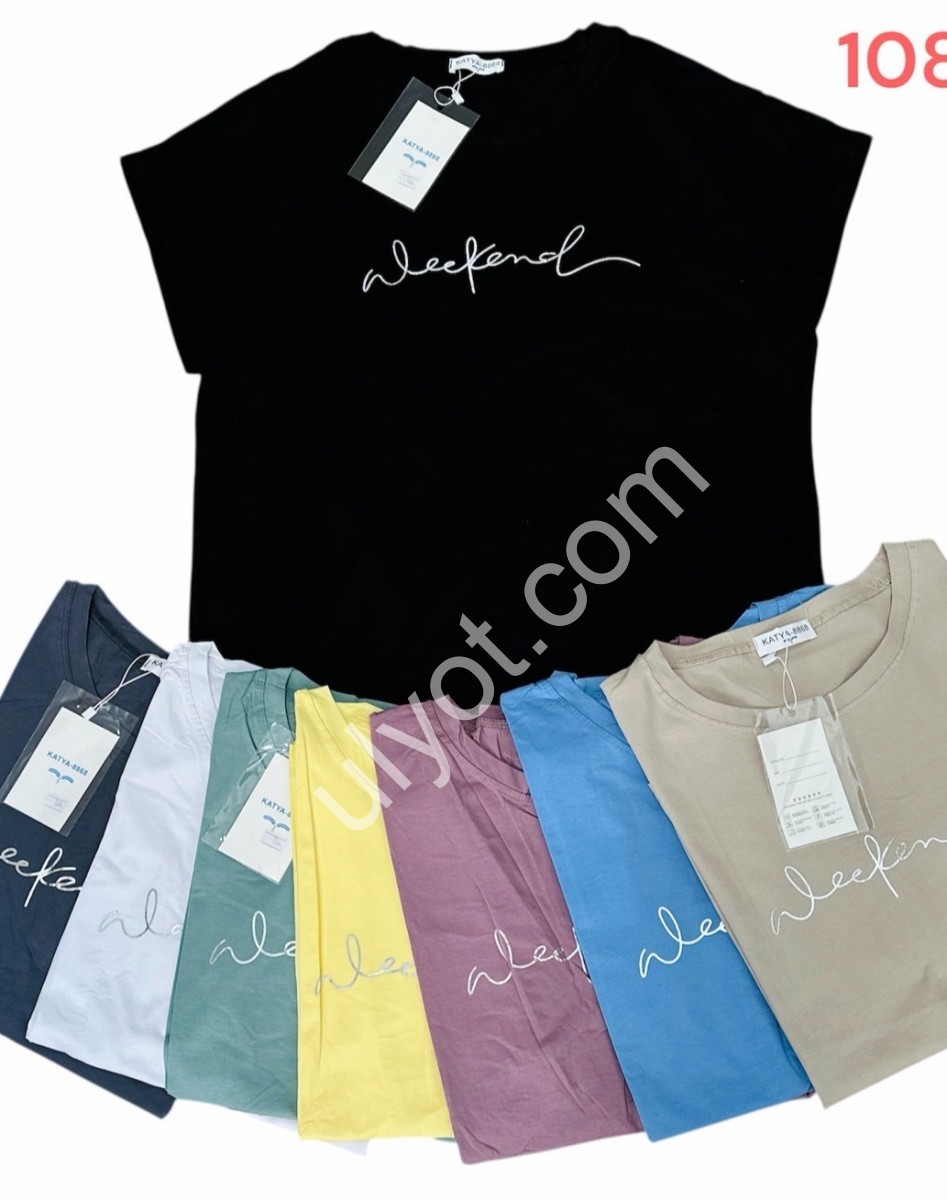 ФУТБОЛКА (ONESIZE 52-56) МИКС 108
