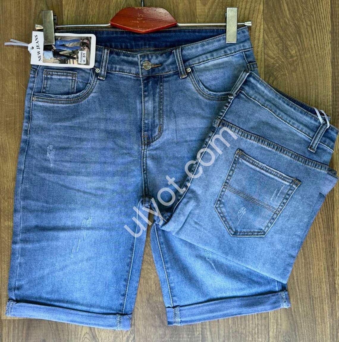 ШОРТЫ NEW JEANS (31-38) СИНИЙ 3003