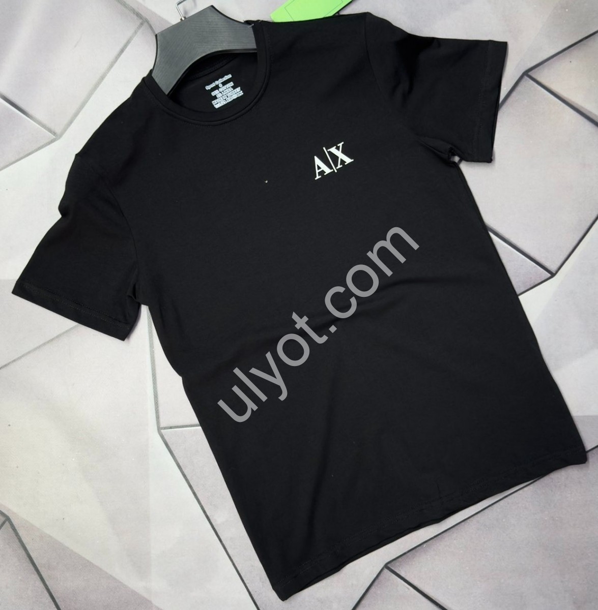 ФУТБОЛКА A07 (S-2XL) ЧЕРНЫЙ 