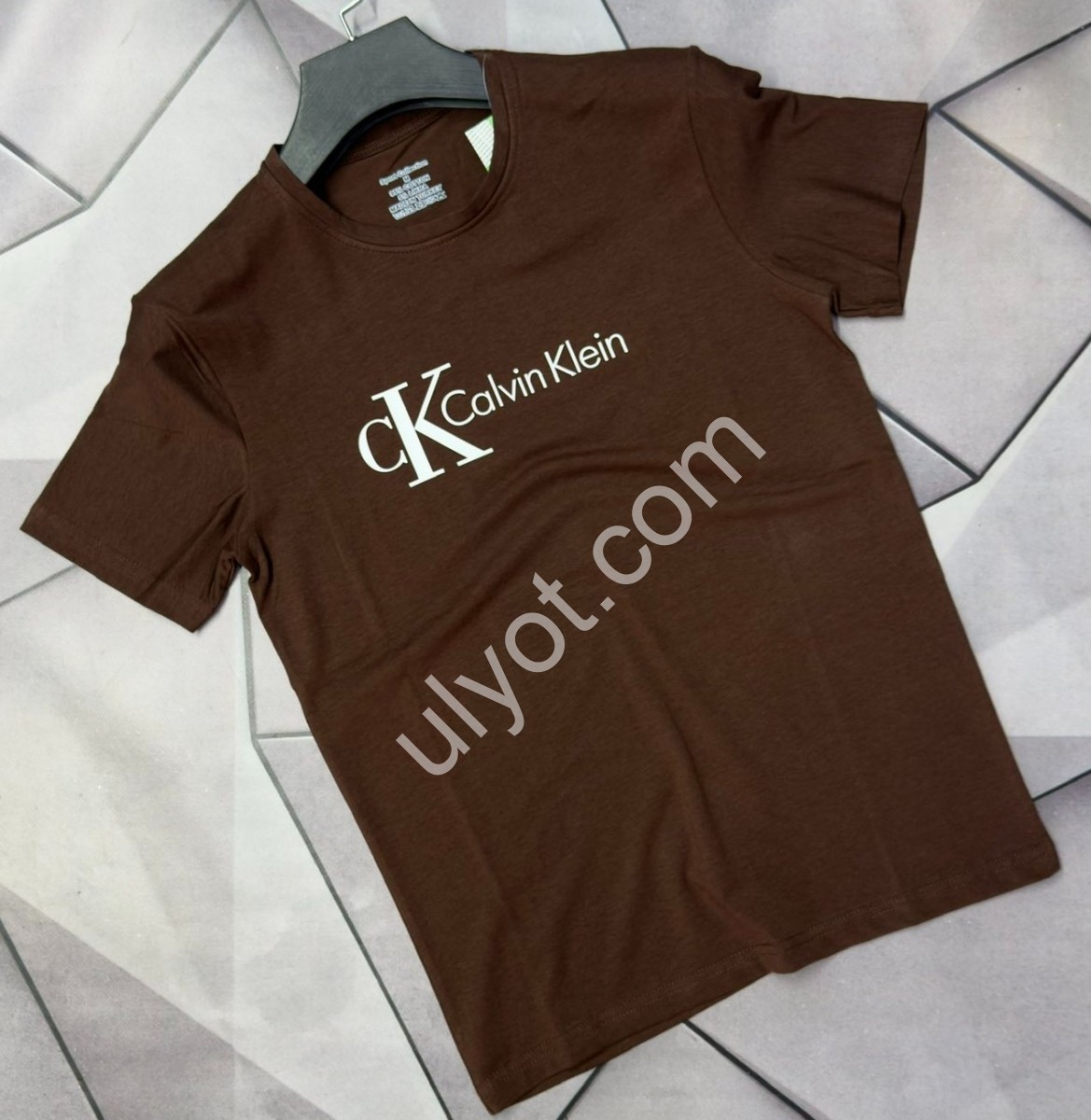 ФУТБОЛКА C22 (S-2XL) Т.КОРИЧНЕВИЙ