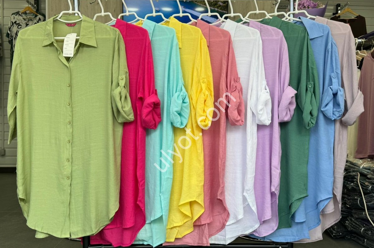 Блуза (XL-4XL) Пудра 501