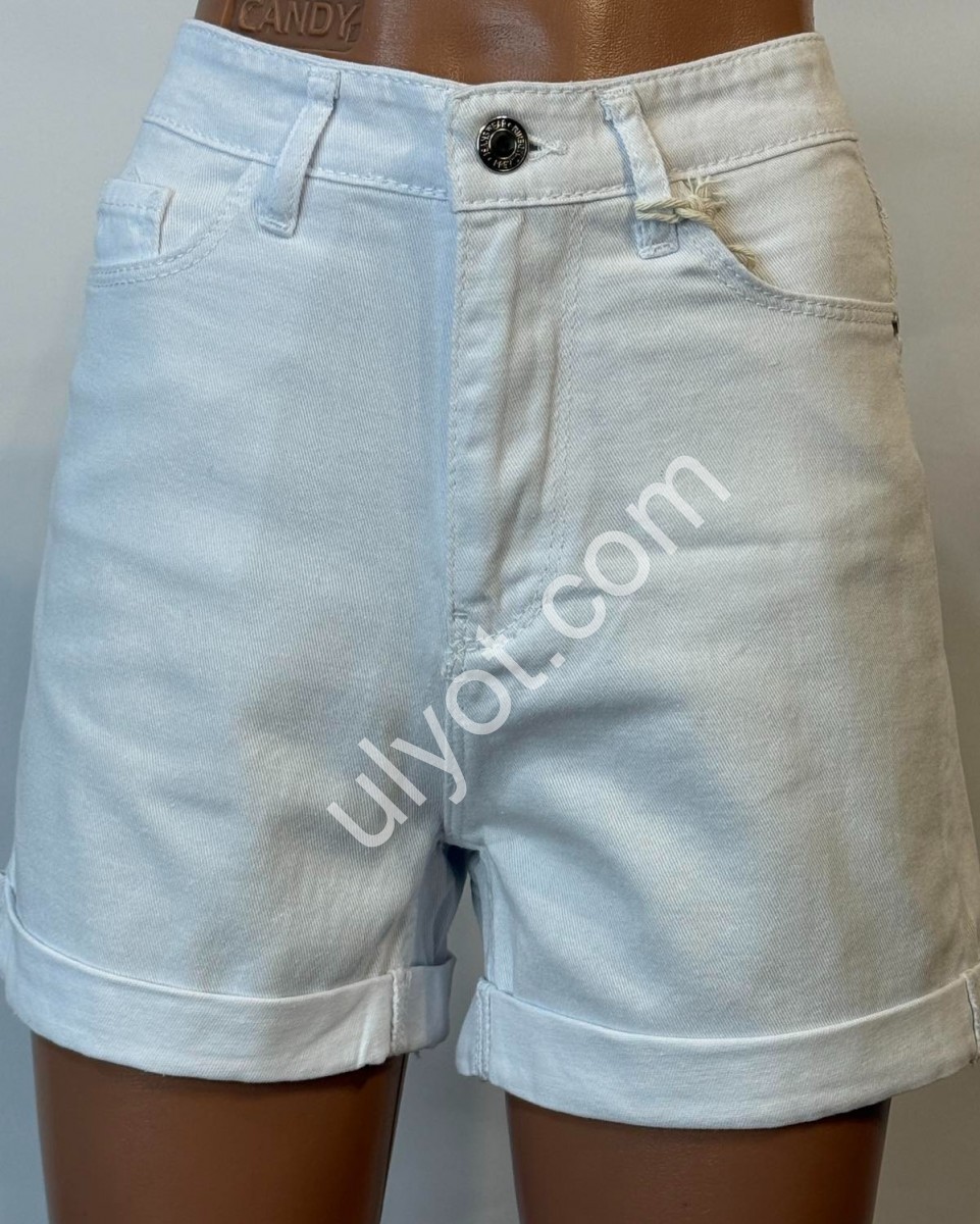 ШОРТЫ PLUS DENIM (25-32) БЕЛЫЙ 2108