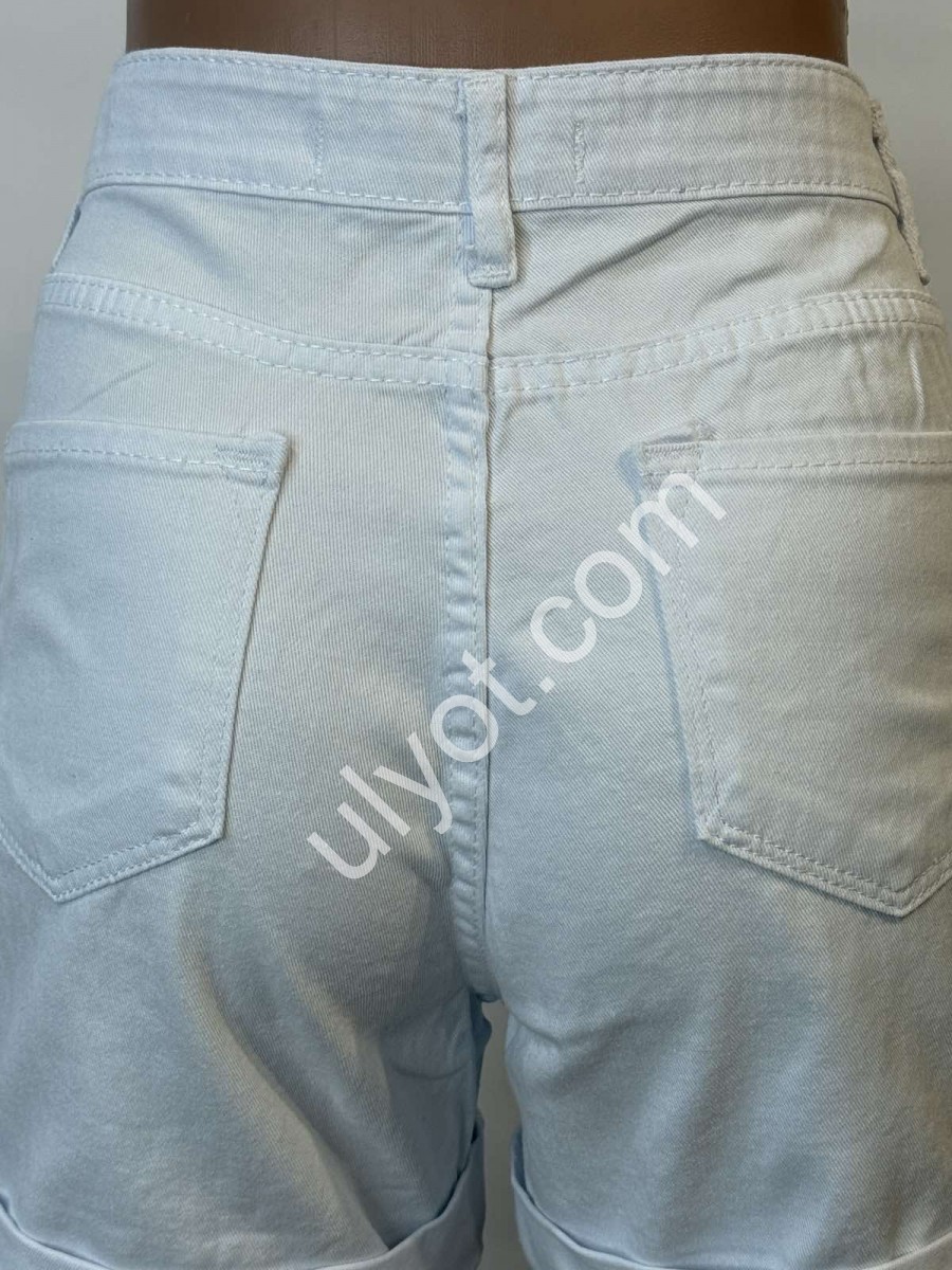ШОРТЫ PLUS DENIM (25-32) БЕЛЫЙ 2108