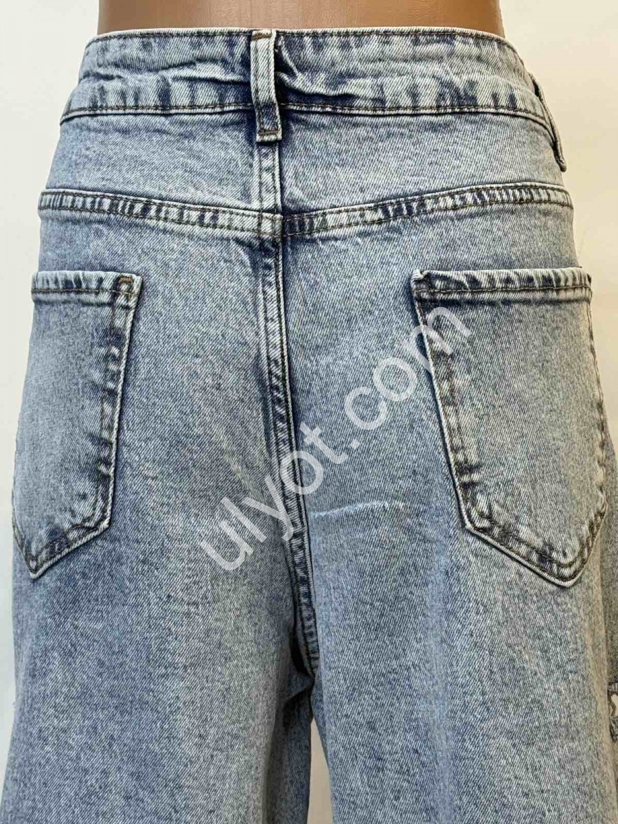 ШОРТЫ JEANS DENIM (30-36) СИНИЙ 3355