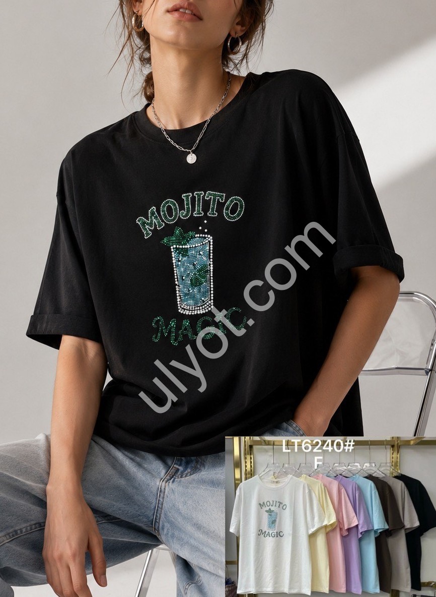 ФУТБОЛКА (ONE SIZE 54-56) МИКС LT6240