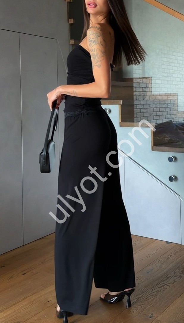 КОСТЮМ (OVER SIZE 42-46) ПРЯМИЙ ЧОРНИЙ 770